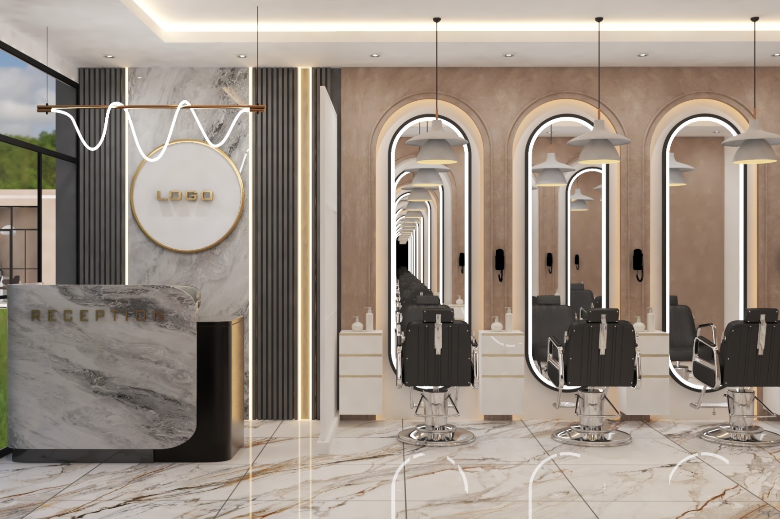 Design Plus Decor; Best Salon and Spa Interior Design in Delhi